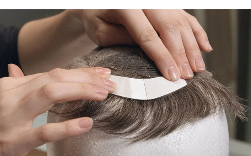SINGA HAIR Mens Toupee Walker Easy Blue Tape AA Contour Tape Hair System Toupee Double Sided Tape 36pcs