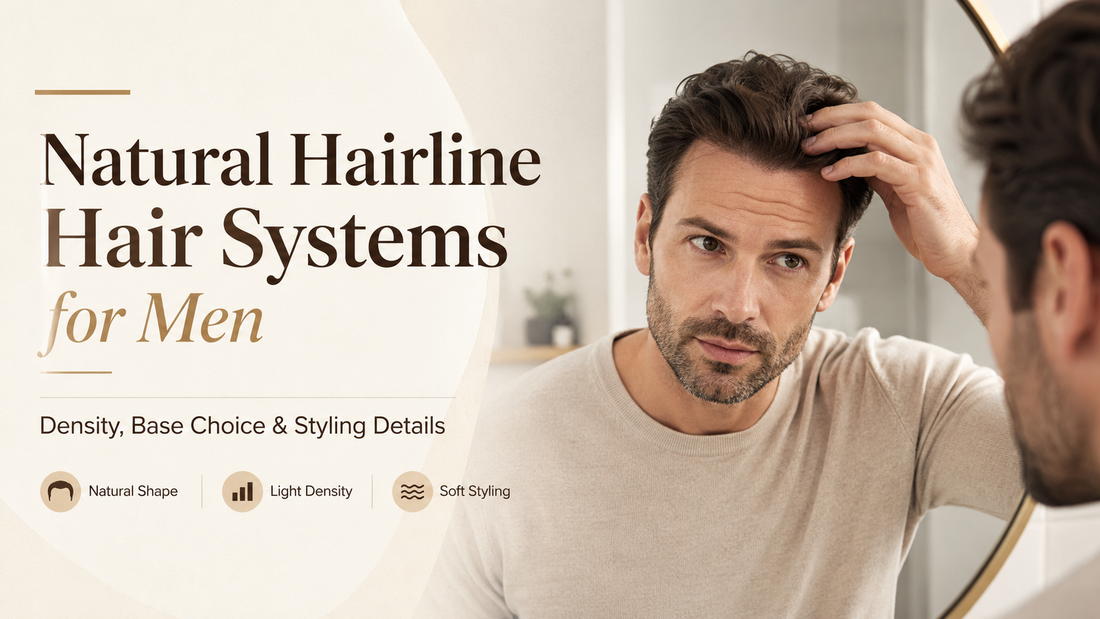 Natural Hairline Hair Systems for Men: Density, Base Choice & Styling Details