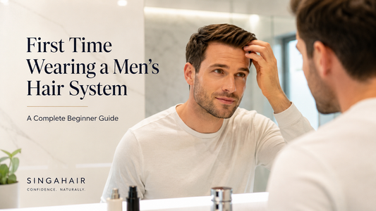 First Time Wearing a Men’s Hair System: A Complete Beginner Guide