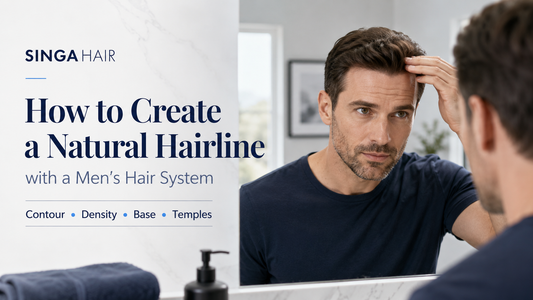 How to Create a Natural Hairline with a Men’s Hair System