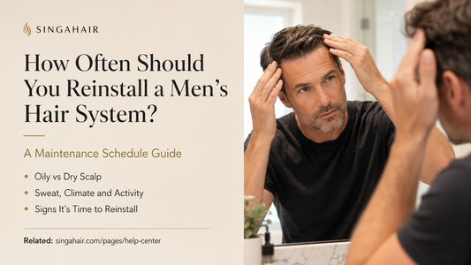 How Often Should You Reinstall a Men’s Hair System? A Maintenance Schedule Guide