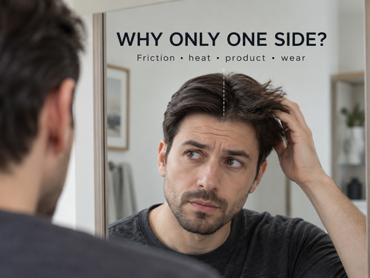 one side of hair system dry rough and tangled troubleshooting