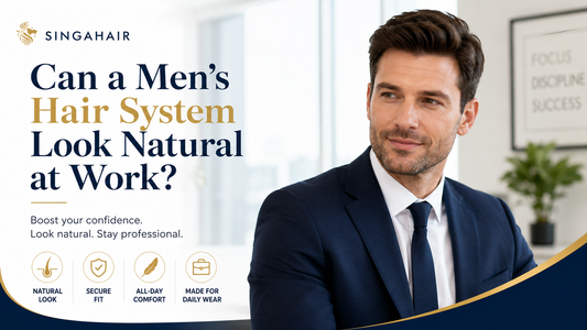 Can a Men's Hair System Look Natural at Work?
