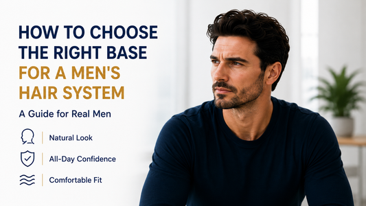 How to Choose the Right Base for a Men's Hair System: A Guide for Real Men