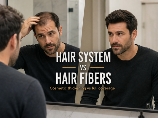 hair system vs hair fibers comparison