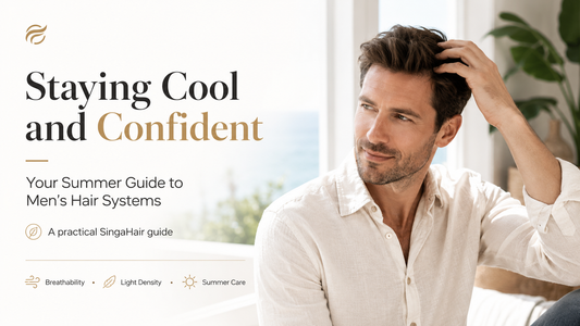 Staying Cool and Confident: Your Summer Guide to Men’s Hair Systems from SingaHair