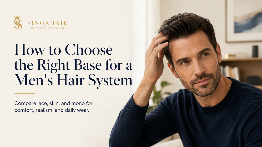 How to Choose the Right Base for a Men's Hair System