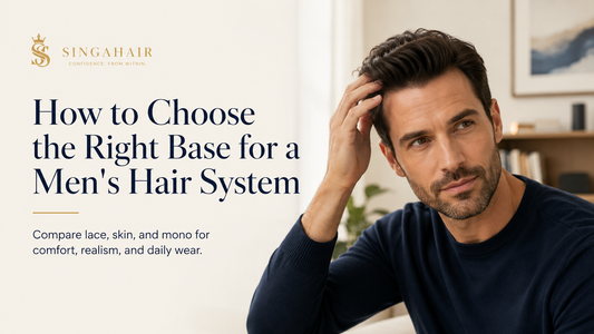 How to Choose the Right Base for a Men's Hair System