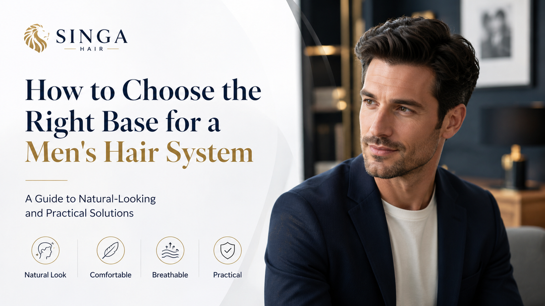 How to Choose the Right Base for a Men's Hair System: A Guide to Natural-Looking and Practical Solutions