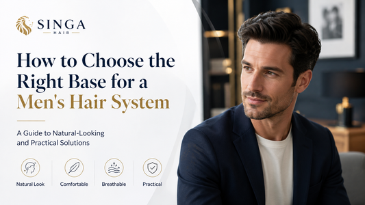How to Choose the Right Base for a Men's Hair System: A Guide to Natural-Looking and Practical Solutions