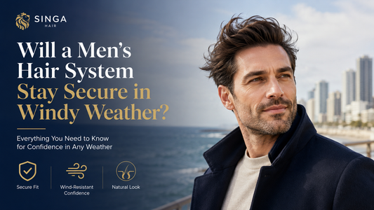 Will a Men's Hair System Stay Secure in Windy Weather?