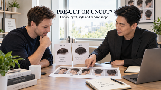 pre cut versus uncut hair system buying consultation
