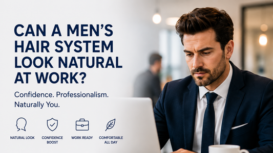 Can a Men's Hair System Look Natural at Work?