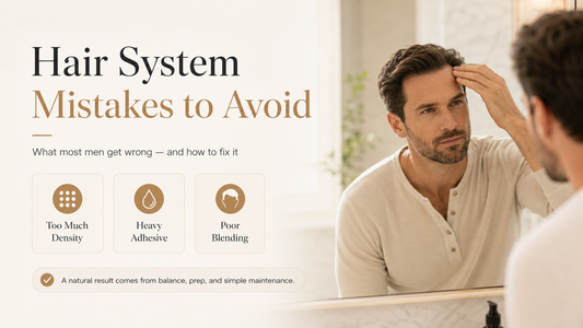 Hair System Mistakes to Avoid: What Most Men Get Wrong