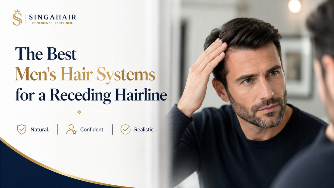The Best Men's Hair Systems for a Receding Hairline