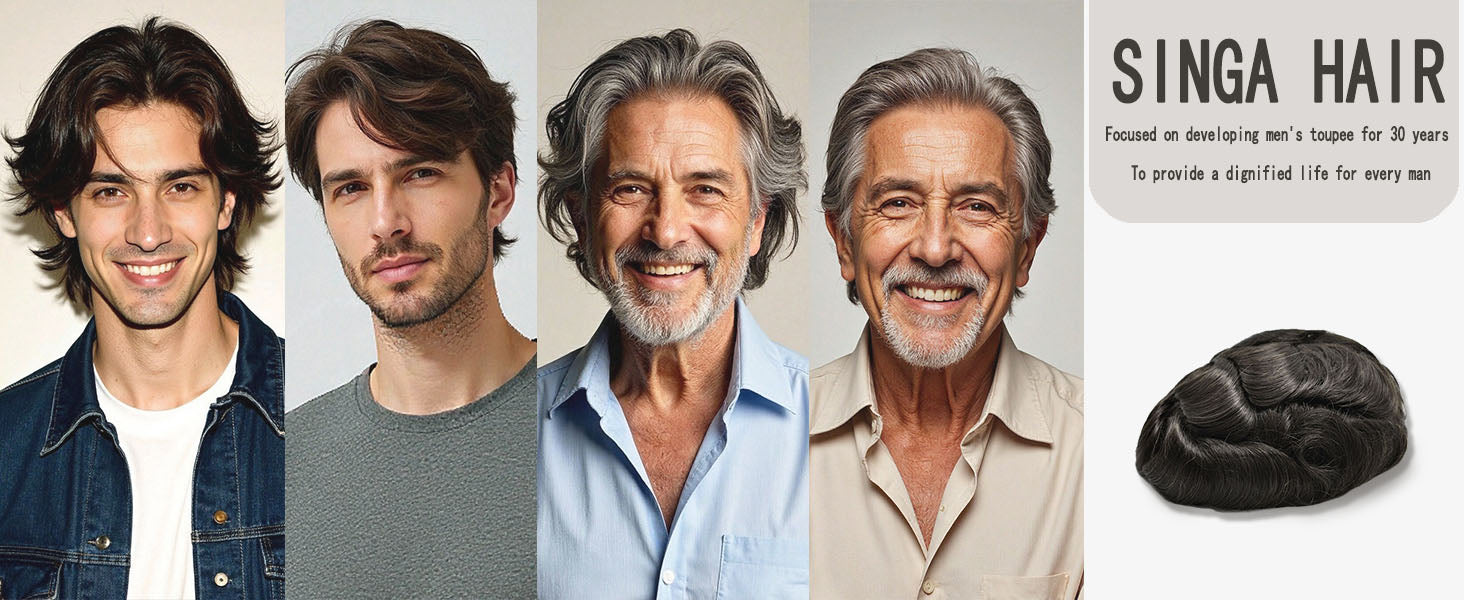 Why Our Men's Lace Toupees Are the Ultimate Choice for Confidence