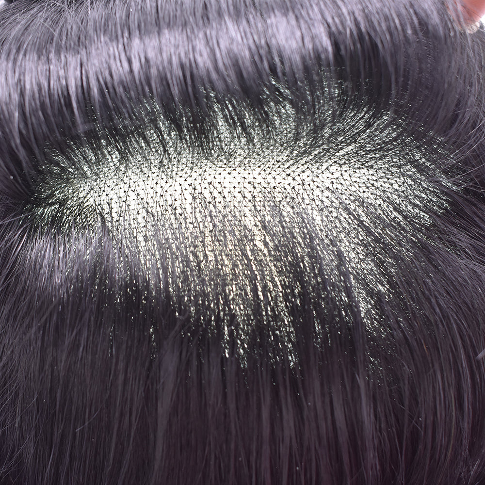 SINGA HAIR Mens Toupee Hair Pieces Invisible French Lace Hair Systems For Men
