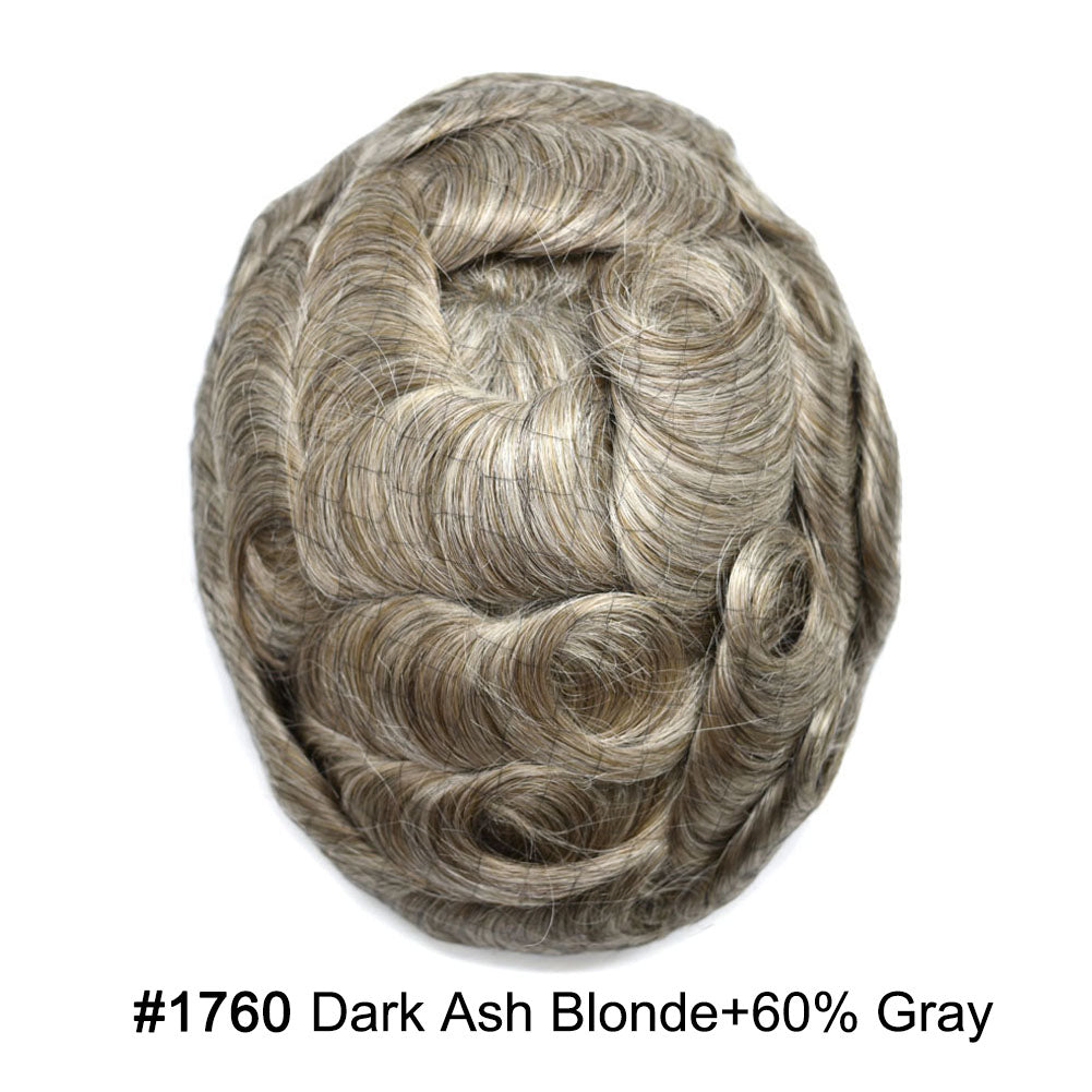 SINGA HAIR US Stock Toupee for Mens Full PU Injected Human Hairpiece for Men Durable Mens Hair System|Fast Shipping USA