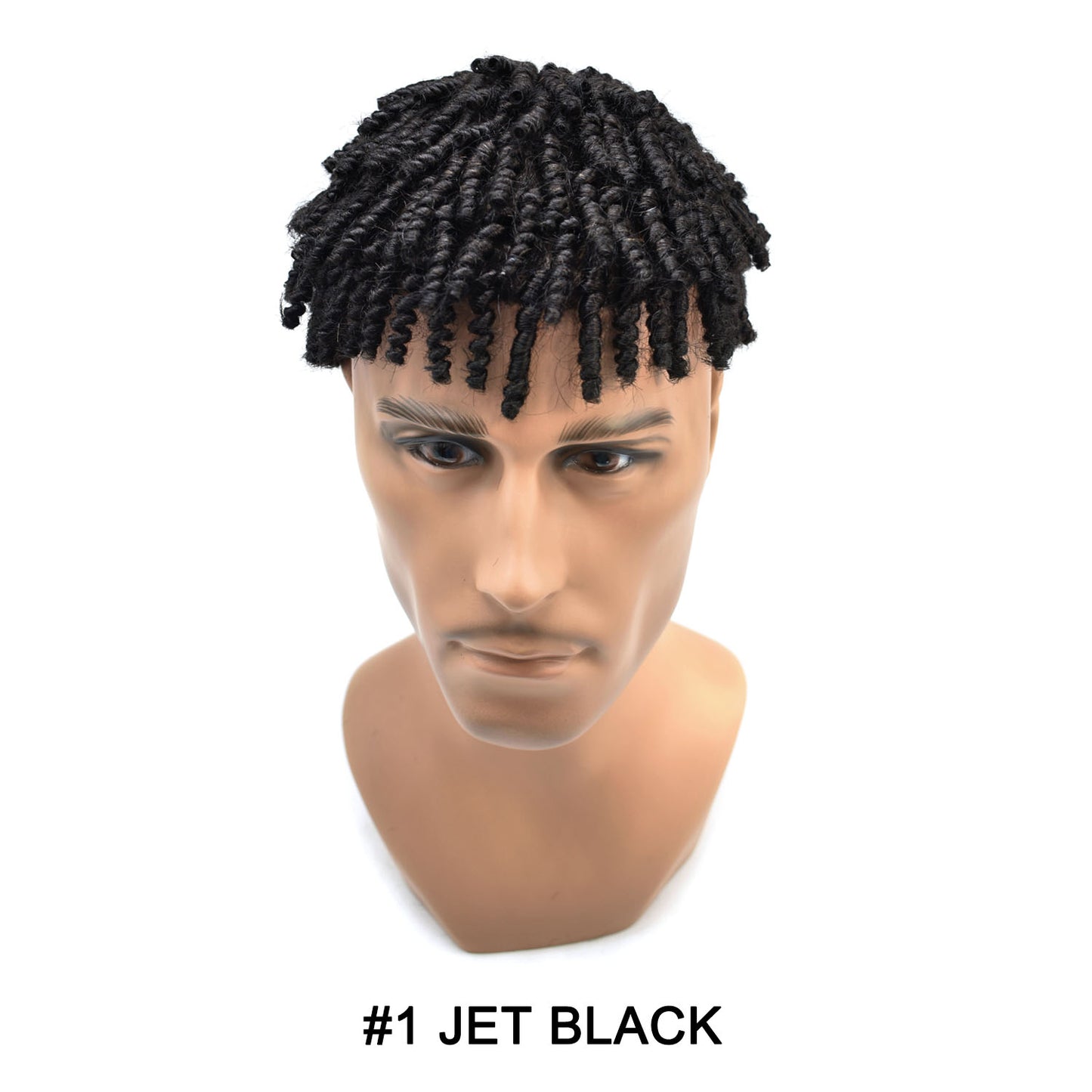 SINGA HAIR Afro Toupee for Black Men Poly Hair Units for African American Men Hair System Afro Brazilian Hair Replacement System