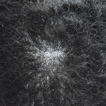 SINGA HAIR Thin Skin PU Afro Toupee for Black Men Hair Units for African American Men Hair System Afro Brazilian Hair Replacement System