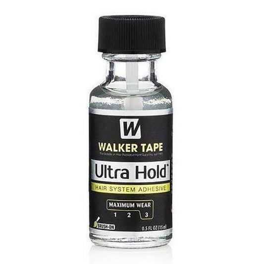 Ultra Hold Glue Adhesive Soft Bond Lace Poly Hair Replacement System Front Bonding Weave Wigs Active Hair System Hairpiece Super Bold Hold Adhesive Liquid Glue 0.5 Oz