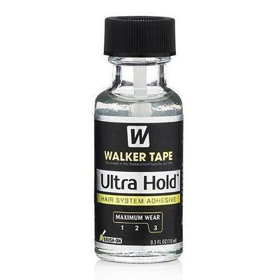 Ultra Hold Glue Adhesive Soft Bond Lace Poly Hair Replacement System Front Bonding Weave Wigs Active Hair System Hairpiece Super Bold Hold Adhesive Liquid Glue 0.5 Oz