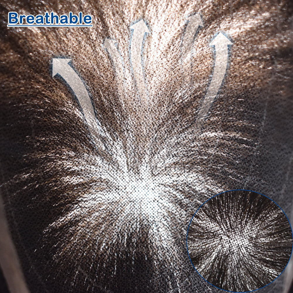 SINGA HAIR Toupee Hair for Men Real Human Hair  Super Fine Welded Mono Durable and Breathable Hairpieces for Men Bleached Knot Hair System