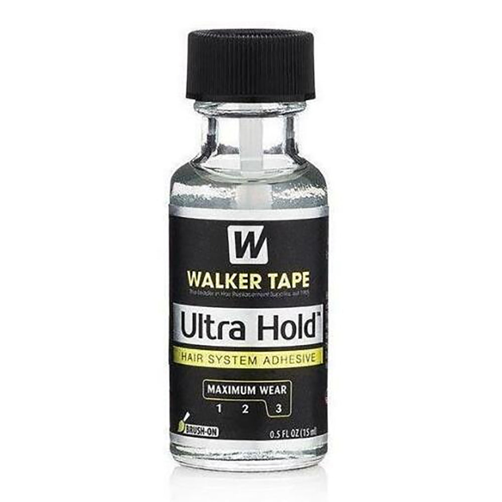 Ultra Hold Glue Adhesive Soft Bond Lace Poly Hair Replacement System Front Bonding Weave Wigs Active Hair System Hairpiece Super Bold Hold Adhesive Liquid Glue 0.5 Oz