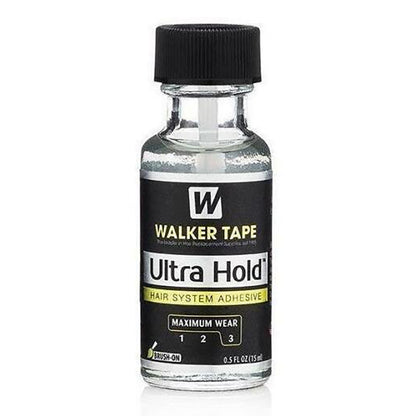 Ultra Hold Glue Adhesive Soft Bond Lace Poly Hair Replacement System Front Bonding Weave Wigs Active Hair System Hairpiece Super Bold Hold Adhesive Liquid Glue 0.5 Oz