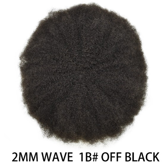 SINGA HAIR Thin Skin PU Afro Toupee for Black Men Hair Units for African American Men Hair System Afro Brazilian Hair Replacement System