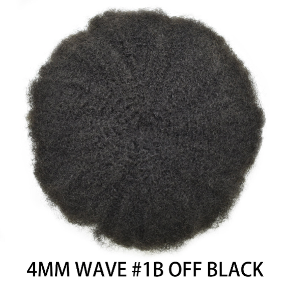 SINGA HAIR Thin Skin PU Afro Toupee for Black Men Hair Units for African American Men Hair System Afro Brazilian Hair Replacement System