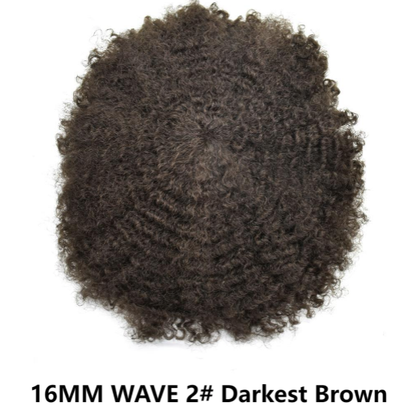 SINGA HAIR Thin Skin PU Afro Toupee for Black Men Hair Units for African American Men Hair System Afro Brazilian Hair Replacement System