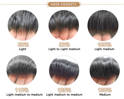 SINGA HAIR US Stock French Lace Front Mens Toupee Breathable Invisible Knots Human Hairpiece|Fast Shipping USA