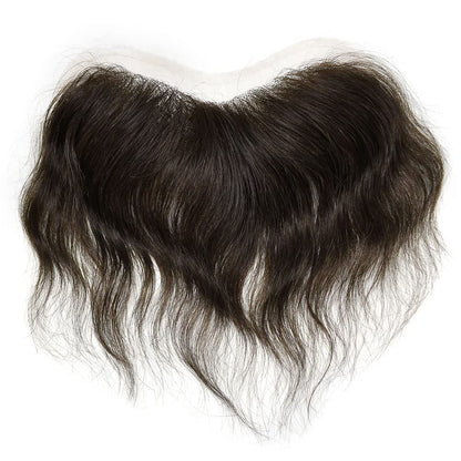 SINGA HAIR Swiss full Lace Frontal 4CM x 18CM High Quality Frontal Remy Human Hair for Receding Hairline Front Hair System