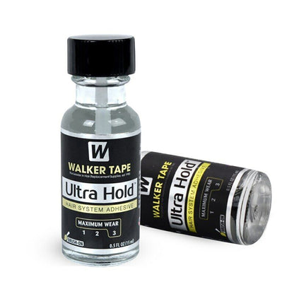 Ultra Hold Glue Adhesive Soft Bond Lace Poly Hair Replacement System Front Bonding Weave Wigs Active Hair System Hairpiece Super Bold Hold Adhesive Liquid Glue 0.5 Oz