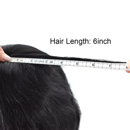 SINGA HAIR US Stock Toupee for Mens Full PU Injected Human Hairpiece for Men Durable Mens Hair System|Fast Shipping USA