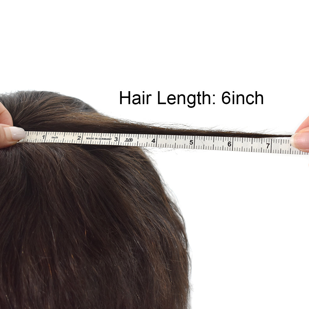 SINGA HAIR Mens Real Human Hair Replacement System Swiss Lace Toupee For Men Hairpiece Breathable Bleached Knot Natural Hairline