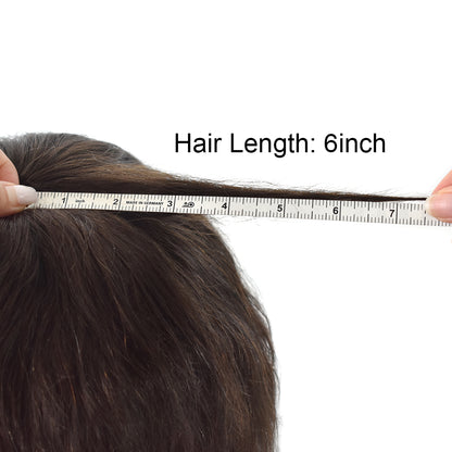 SINGA HAIR Mens Real Human Hair Replacement System Swiss Lace Toupee For Men Hairpiece Breathable Bleached Knot Natural Hairline