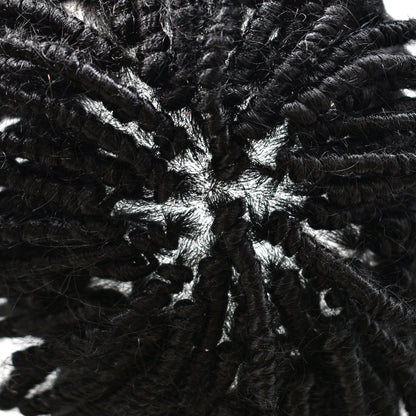 SINGA HAIR Afro Toupee for Black Men Poly Hair Units for African American Men Hair System Afro Brazilian Hair Replacement System