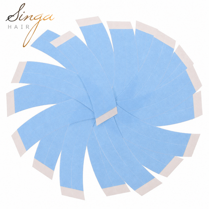 SINGA HAIR Mens Toupee Walker Easy Blue Tape AA Contour Tape Hair System Toupee Double Sided Tape 36pcs