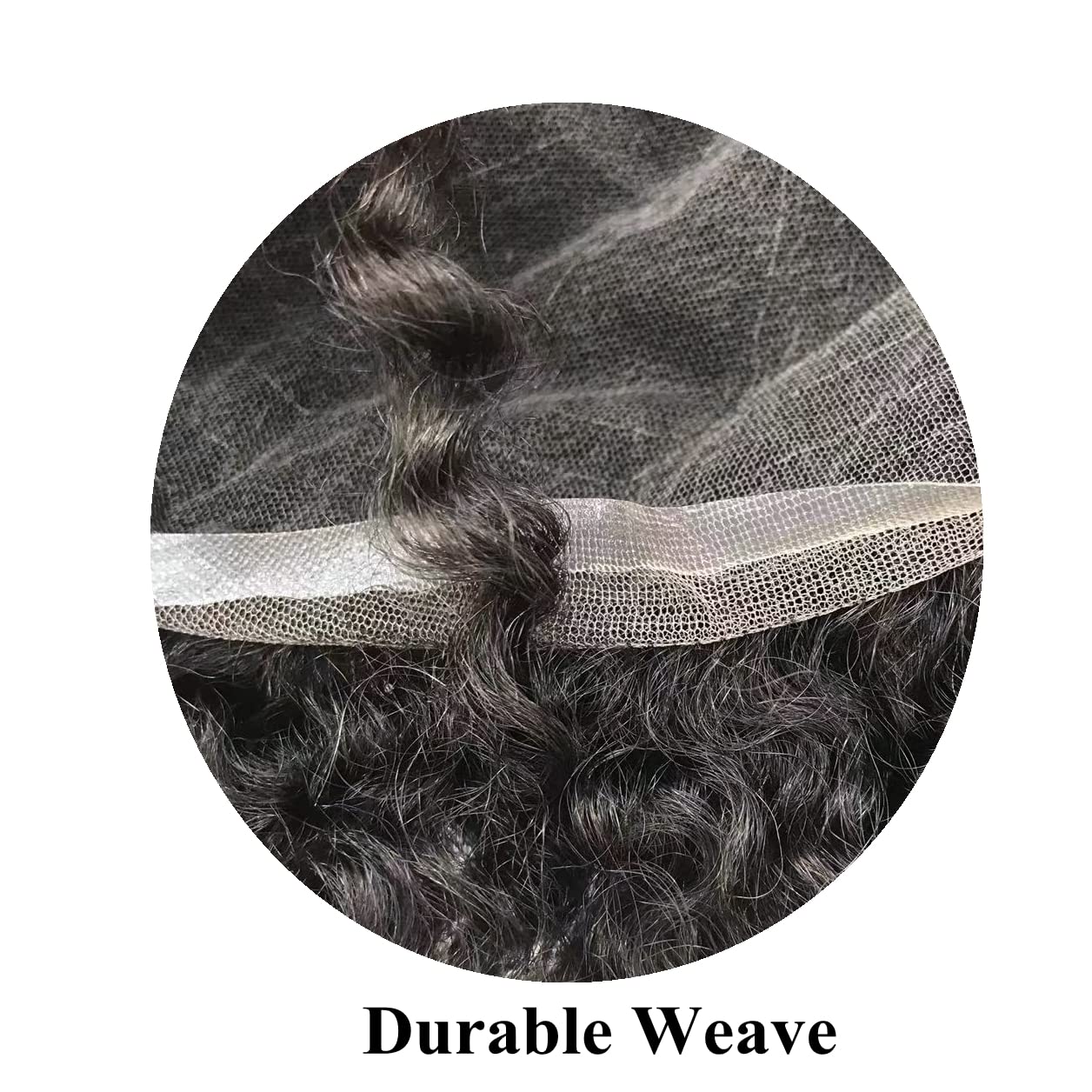 SINGA HAIR US STOCK Afro Curly French Lace Front Hairpiece for Black Men Weave Hair Unit