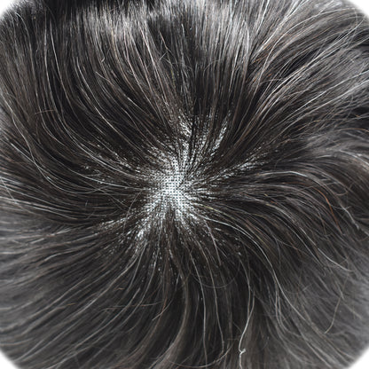 SINGA HAIR Mens Hair System Fine Monofilament Front Mens Human Hair Toupee Non-Surgical Hair Replacement For Mens Hairpiece