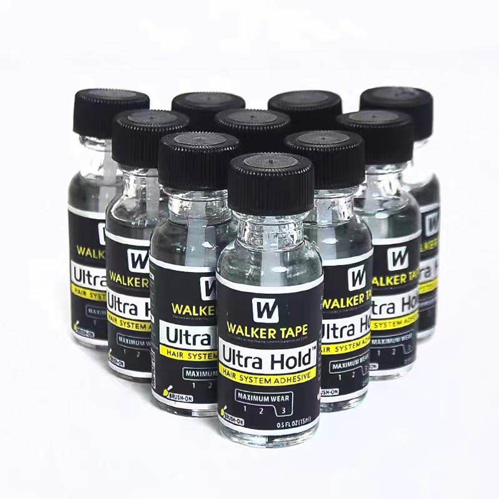 Ultra Hold Glue Adhesive Soft Bond Lace Poly Hair Replacement System Front Bonding Weave Wigs Active Hair System Hairpiece Super Bold Hold Adhesive Liquid Glue 0.5 Oz