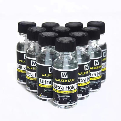 Ultra Hold Glue Adhesive Soft Bond Lace Poly Hair Replacement System Front Bonding Weave Wigs Active Hair System Hairpiece Super Bold Hold Adhesive Liquid Glue 0.5 Oz