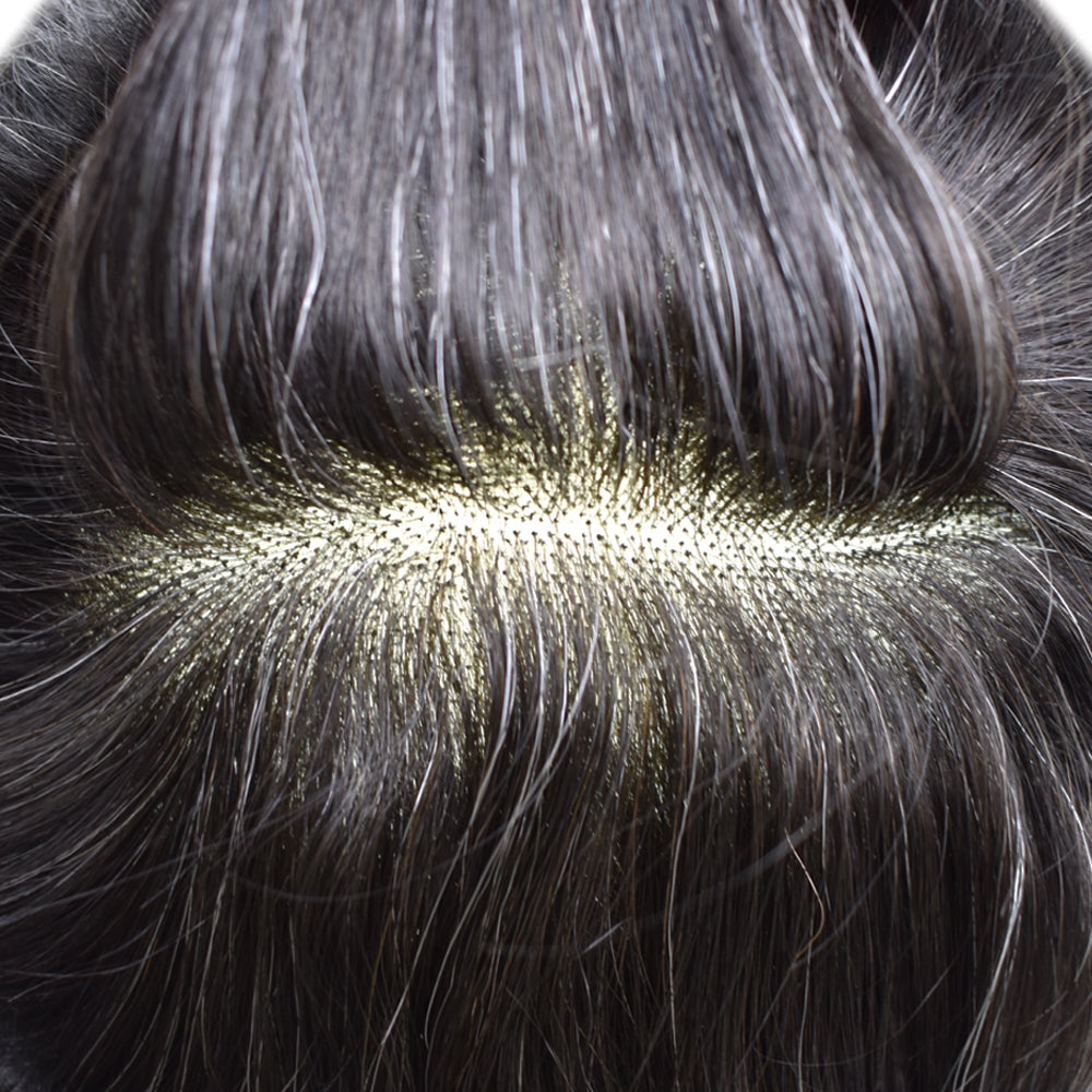SINGA HAIR Mens Hair System Fine Monofilament Front Mens Human Hair Toupee Non-Surgical Hair Replacement For Mens Hairpiece