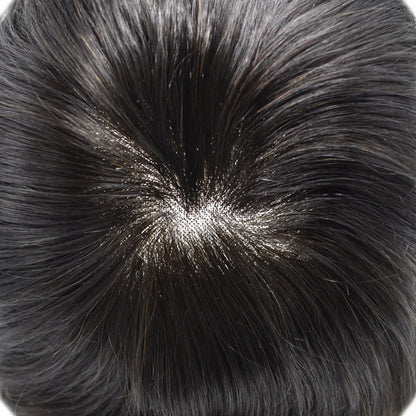 SINGA HAIR Toupee For Men Fine Mono Mens Hair Piece Human Hair Units Replacement System Lace Front Hairpieces
