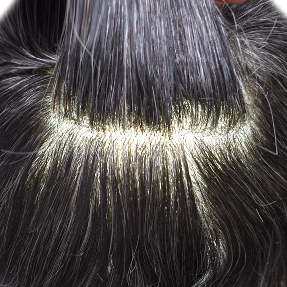 SINGA HAIR US Stock Toupee for Mens Full PU Injected Human Hairpiece for Men Durable Mens Hair System|Fast Shipping USA