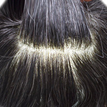 SINGA HAIR US Stock Toupee for Mens Full PU Injected Human Hairpiece for Men Durable Mens Hair System|Fast Shipping USA