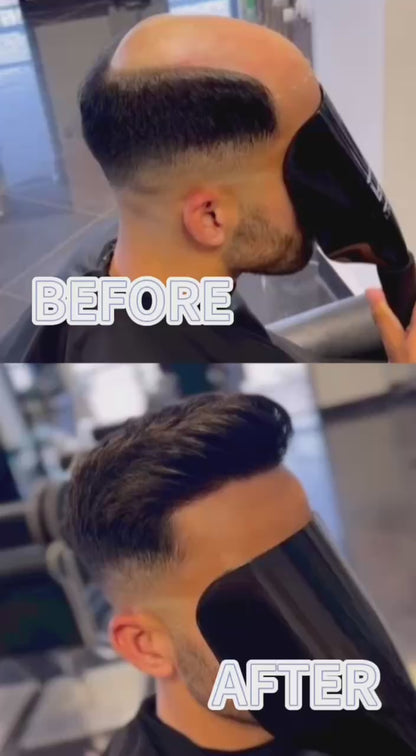 SINGA HAIR US Stock 0.06mm Ultra Thin Skin Hair System for Men V-Looped Knots Mens Hairpieces Toupee for Men