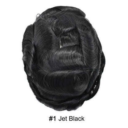 SINGA HAIR Mens Toupee Hair Pieces Invisible French Lace Hair Systems For Men